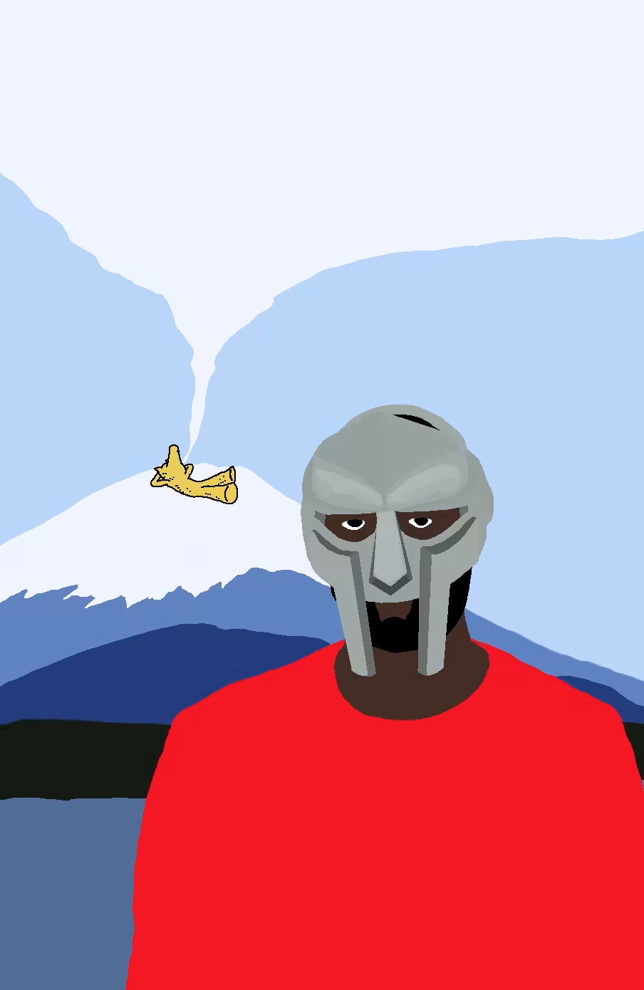 Portrait of Metal Fingers at the Fuji Mount