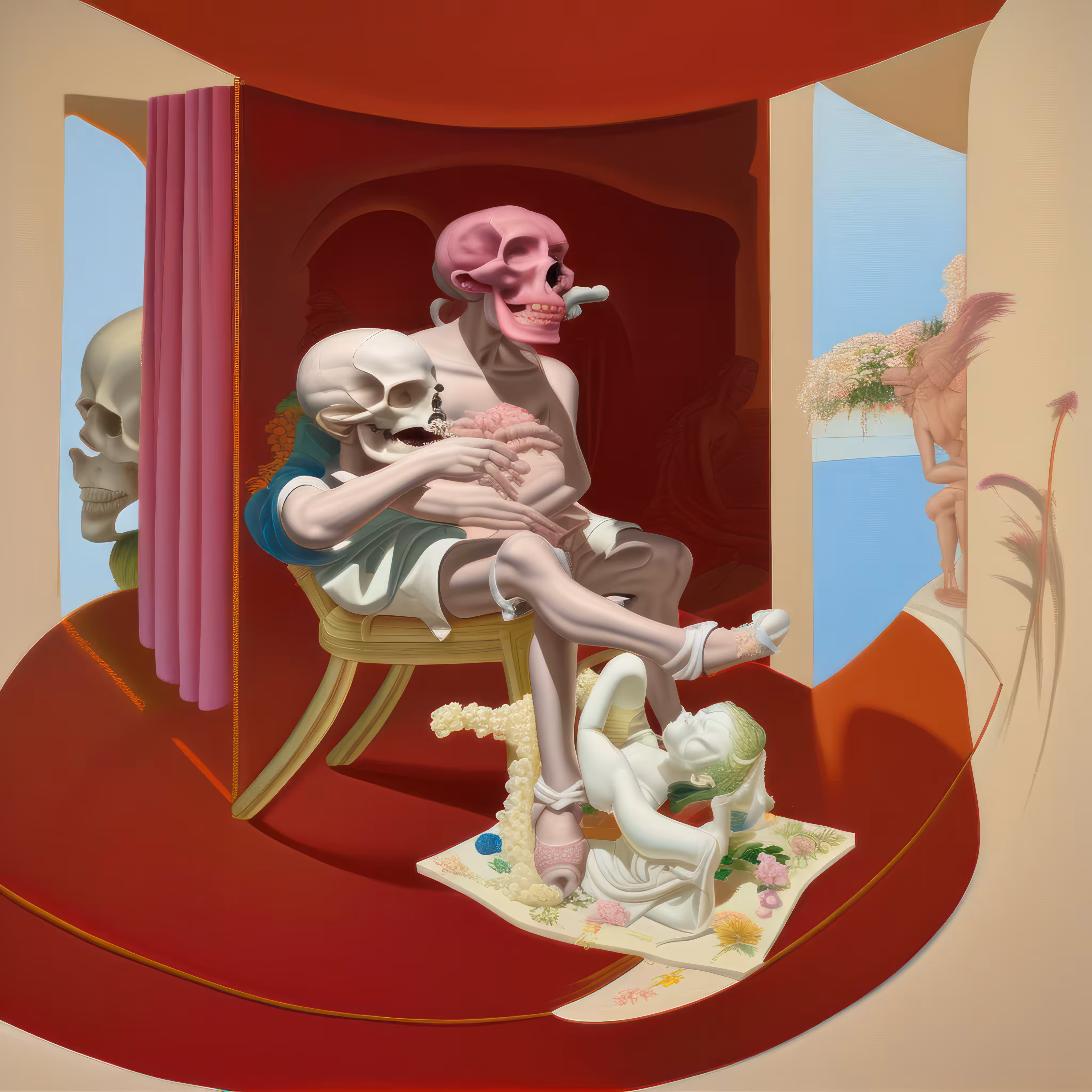 Study of George Dyer, 1971, after Bacon