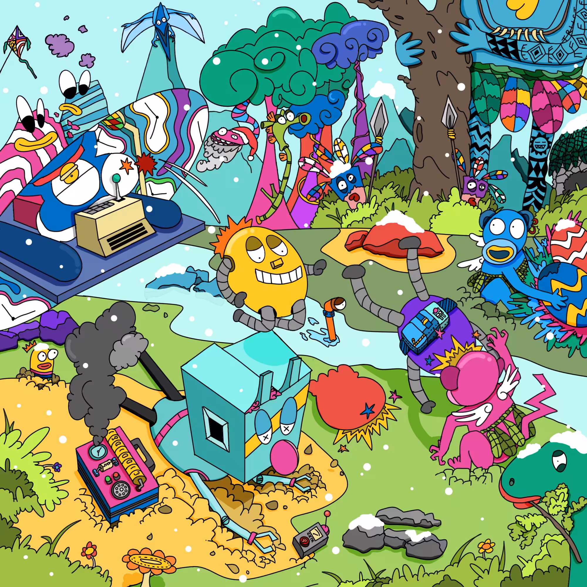 STRANDED IN PRIMEVAL ERA
