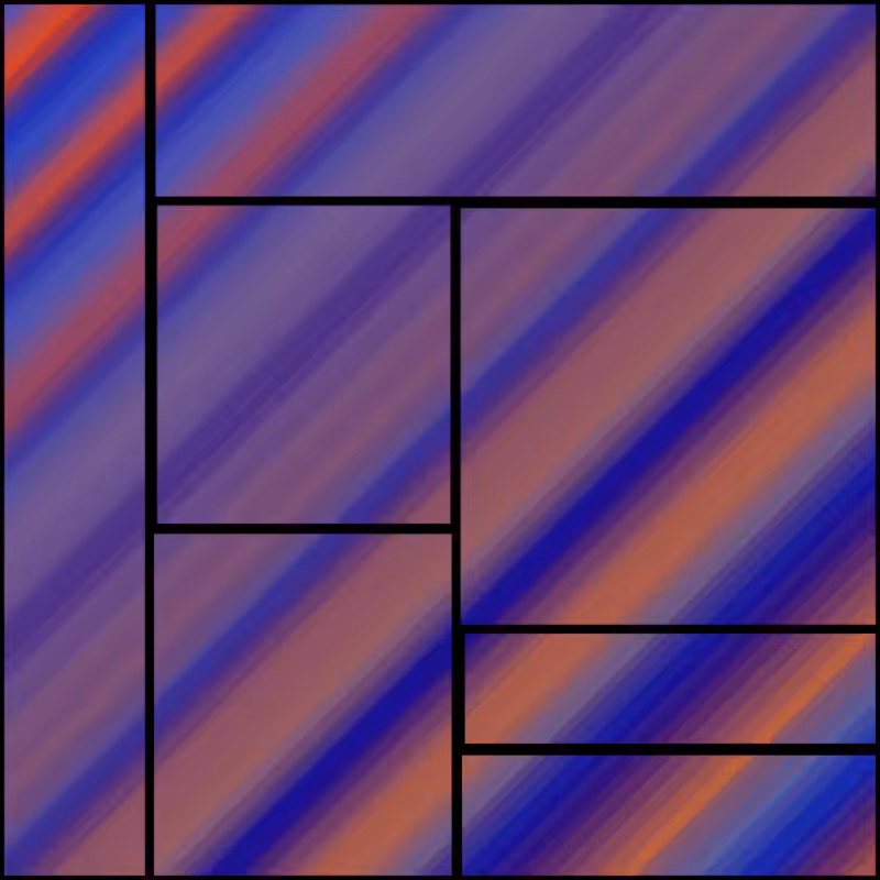 Stacked Mondrian #18