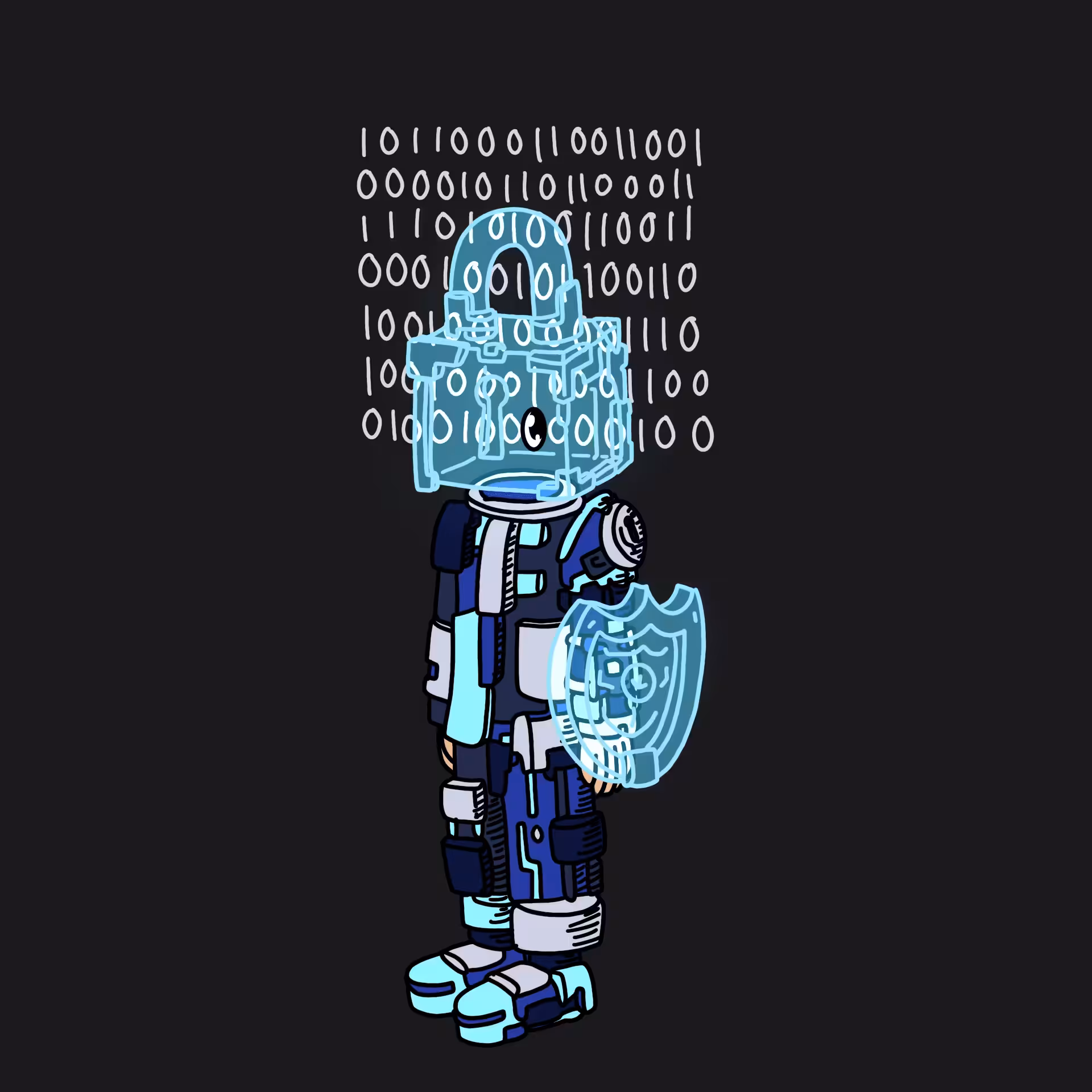 Informationsecurityanalyst one eyed guy #00298