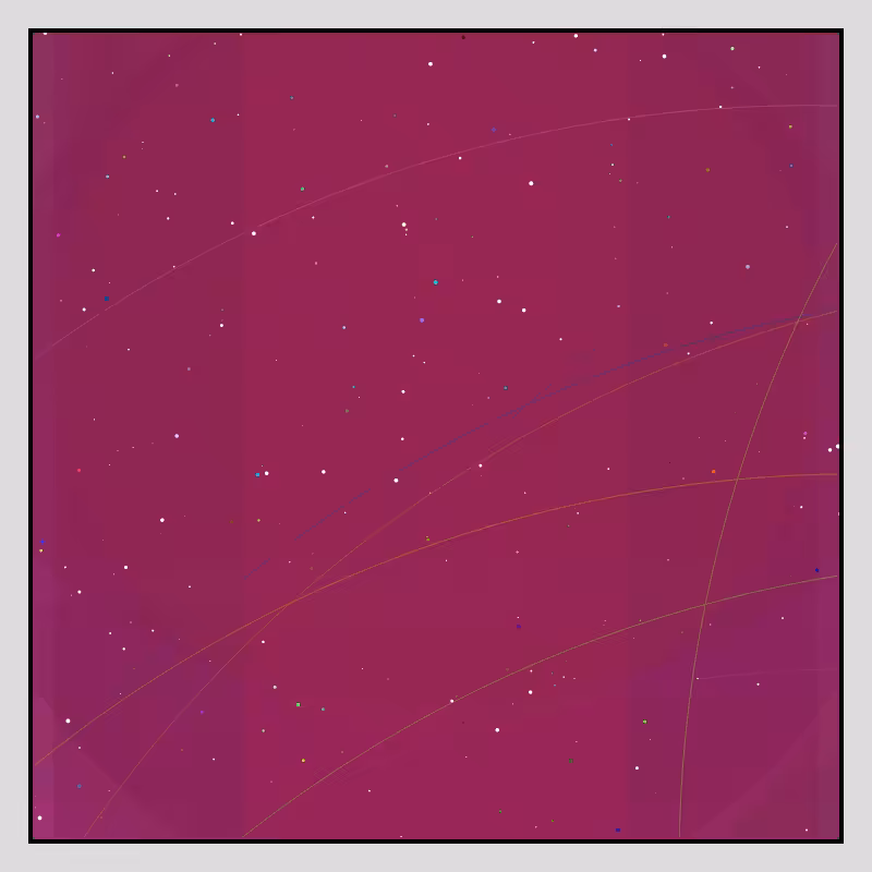 Color Field Starry B #97