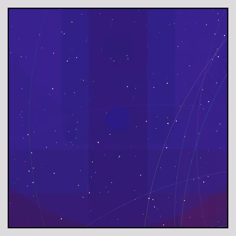 Color Field Starry B #225