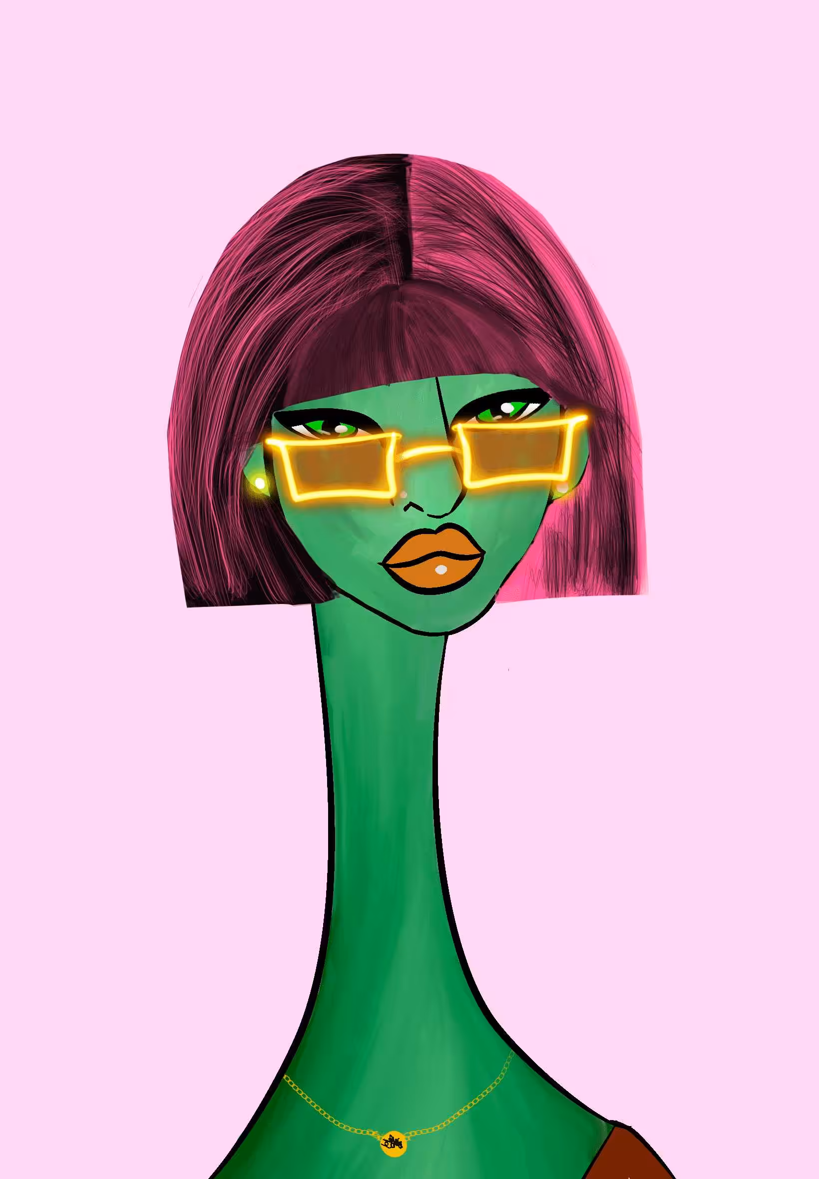 Long Neckie Ladies: Long Neckie Lady #1759
