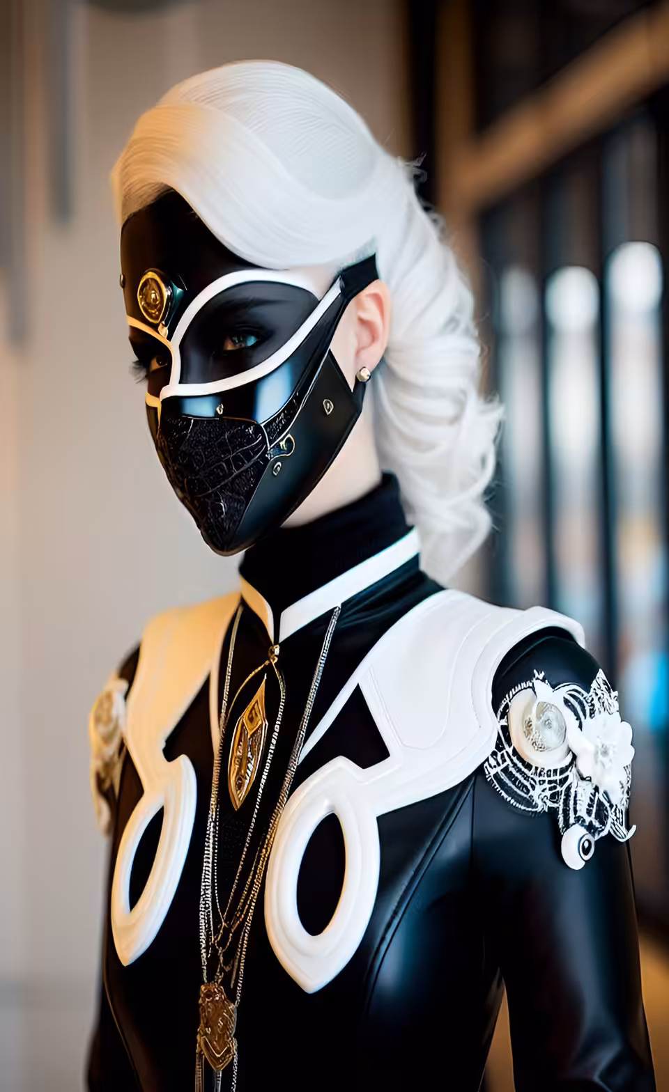 Fashion art gallery: Black and White style #88