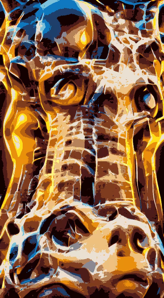 Giraffe triptych, #1