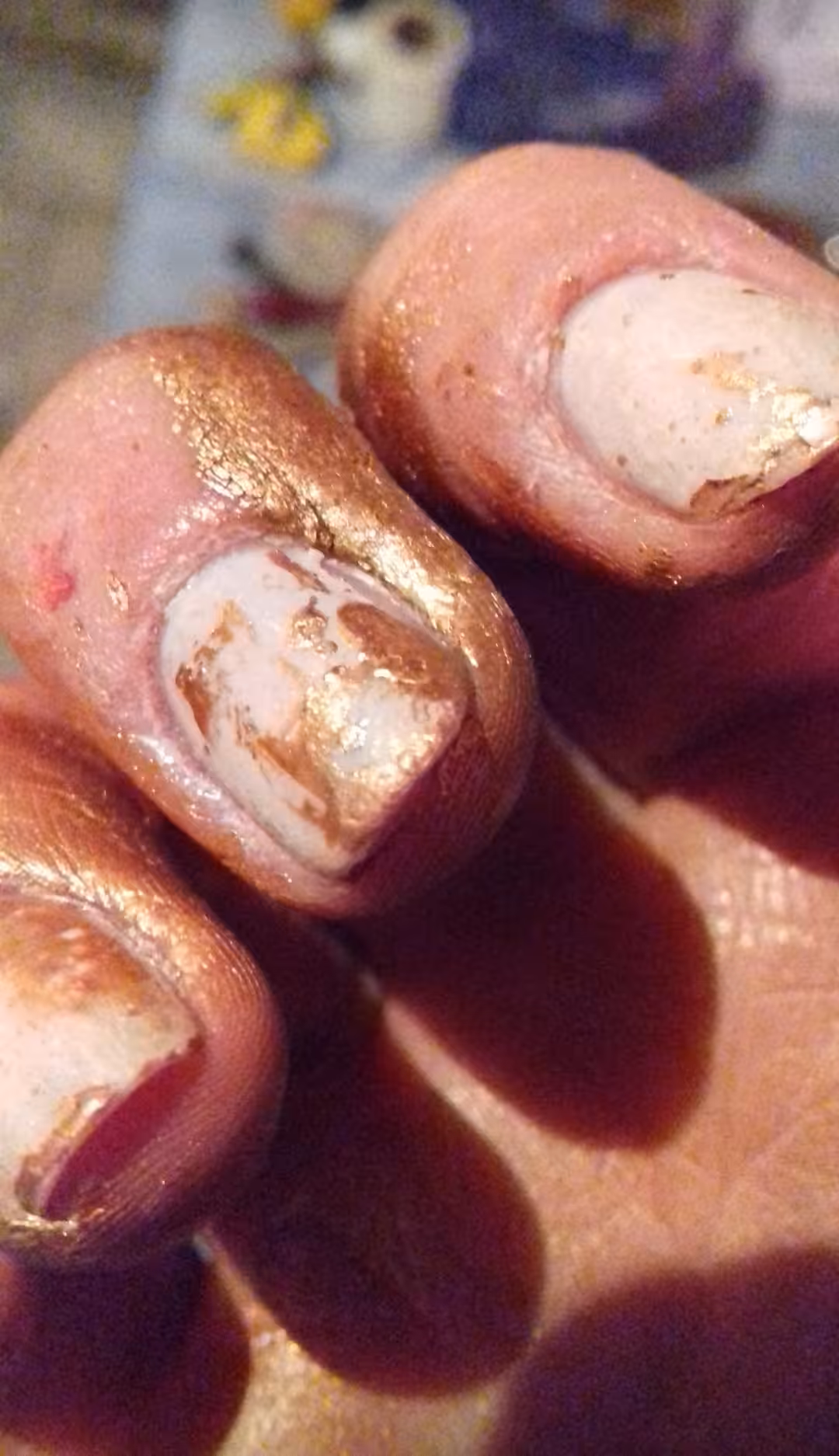 Gold on the Hand
