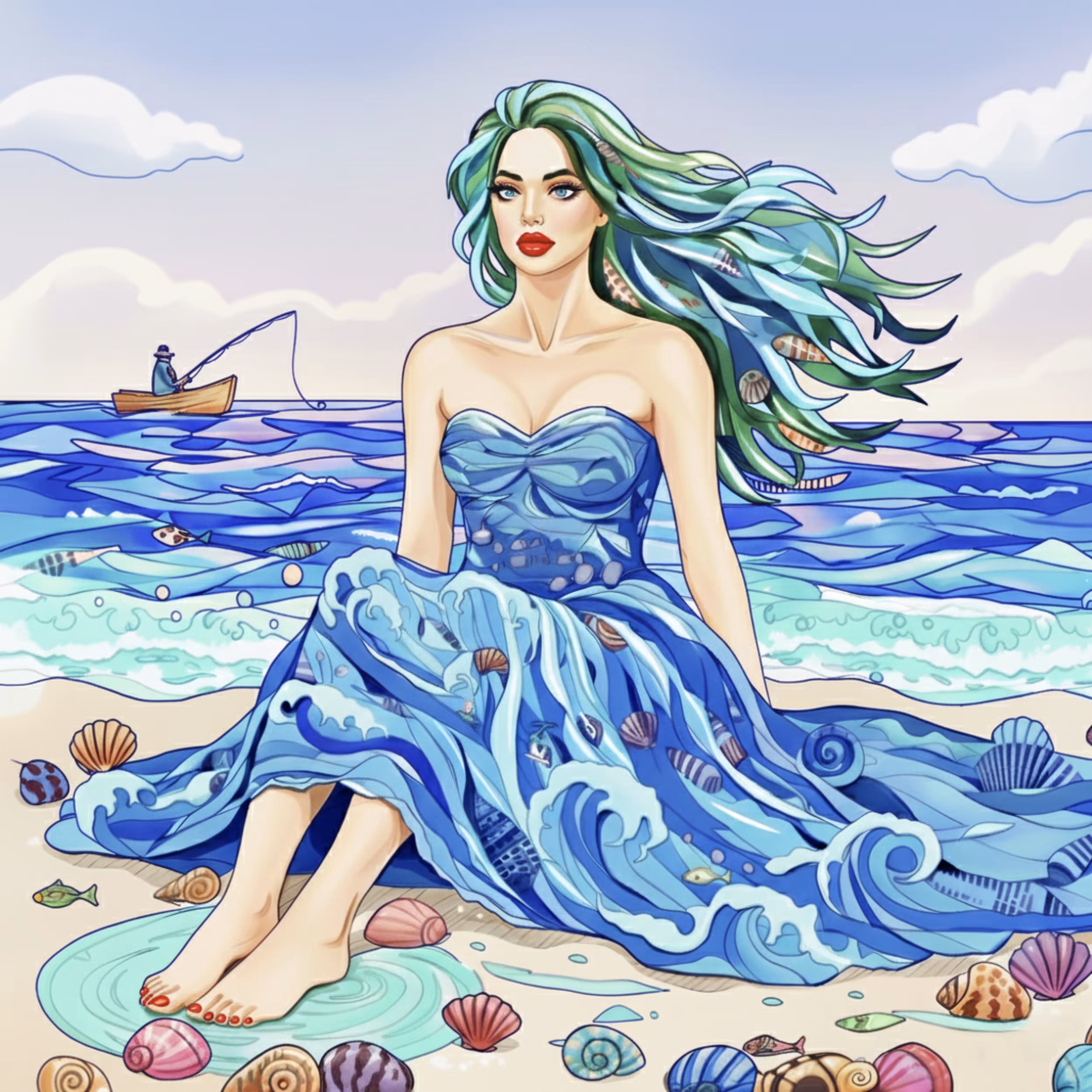 Goddess of Wave and Shell