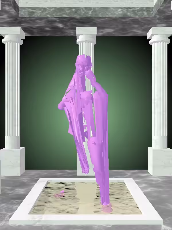 HeavenComputer: The Punching Glossy Violet Woman #5491