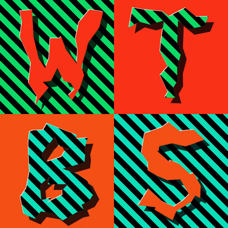 Waiting To Be Signed Logo with Wobbles #379