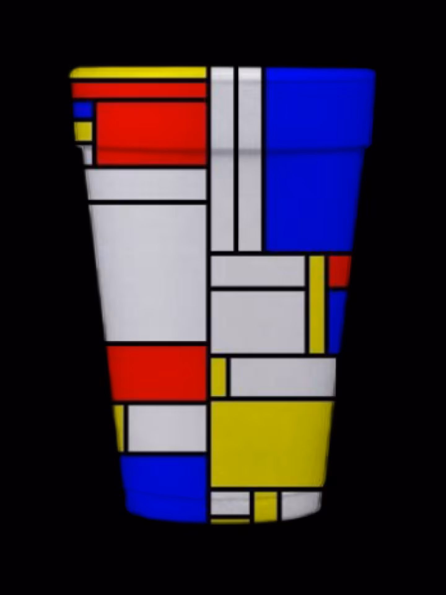 Mondrian On Styrofoam