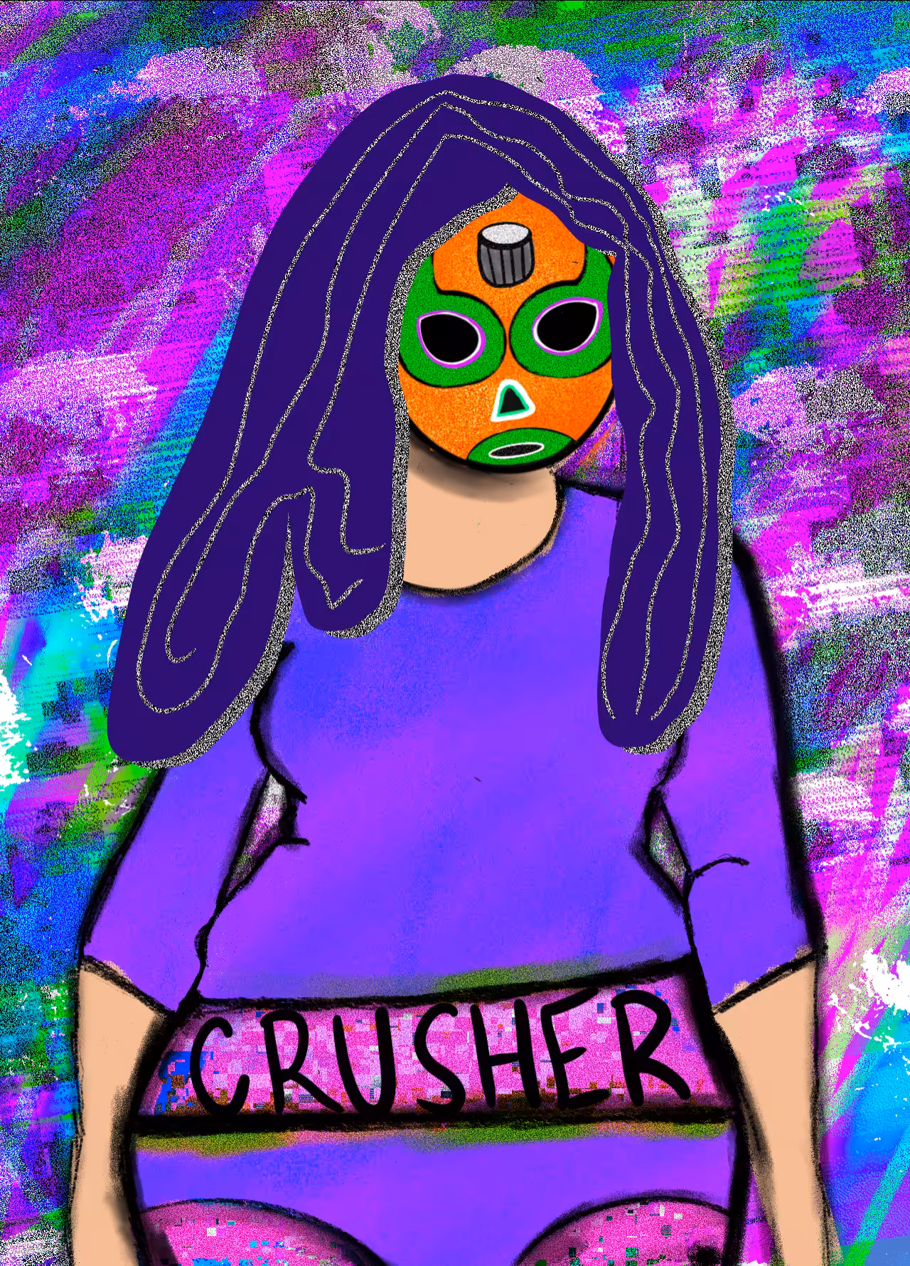 NFT luchadora #117