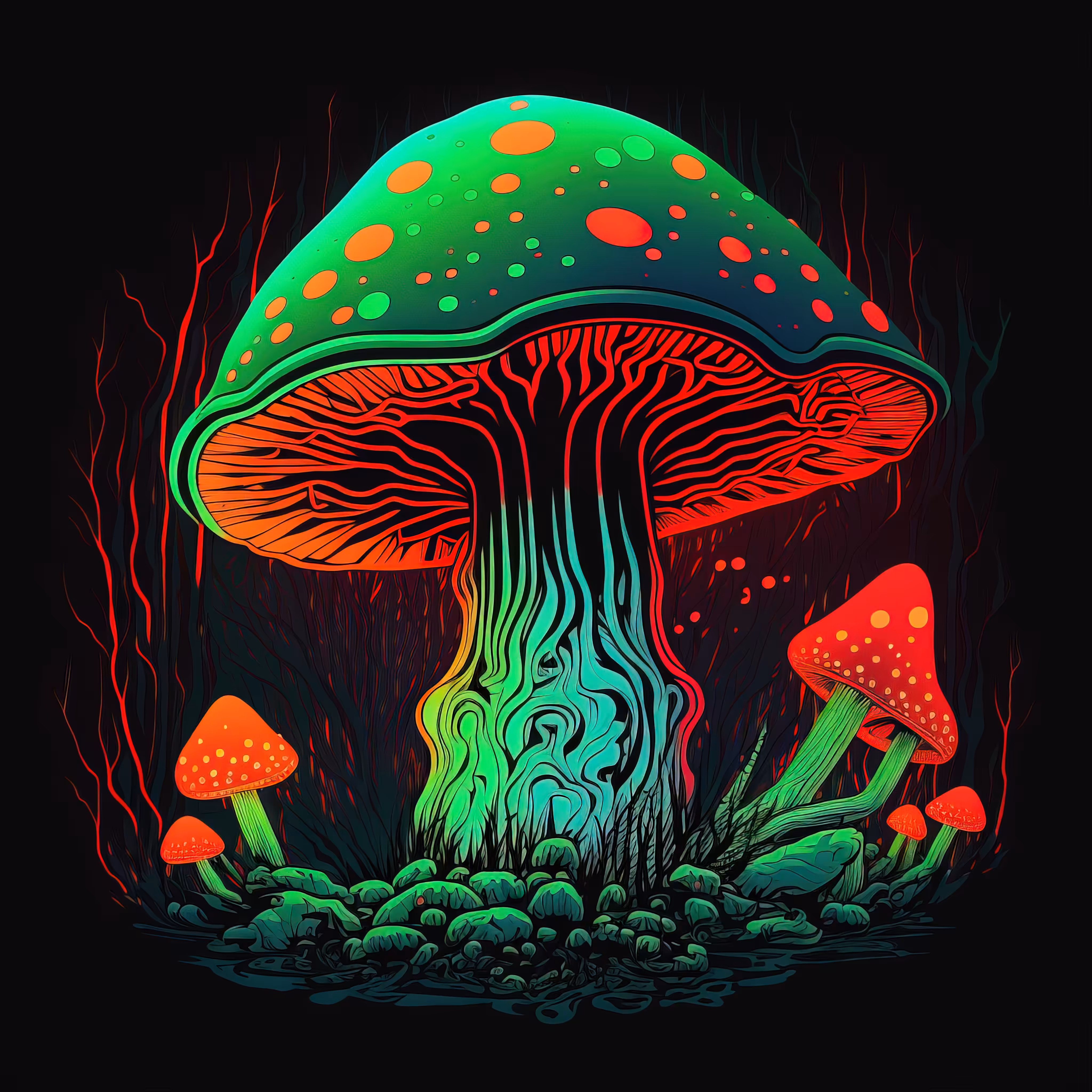 Mushroom Forest #4