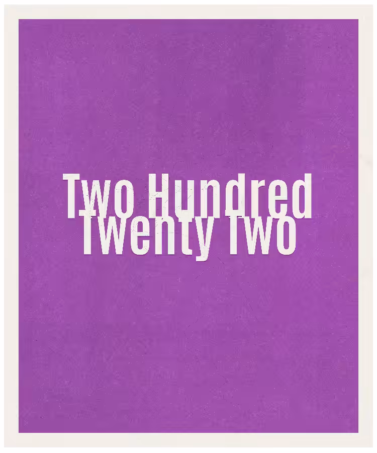 Count #222