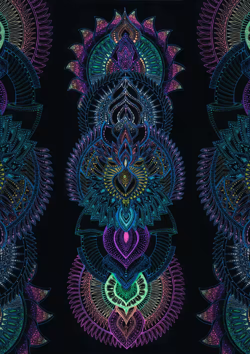 Gelly Rolls on Black Paper