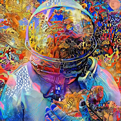 Let Go To The Moon Abstract 