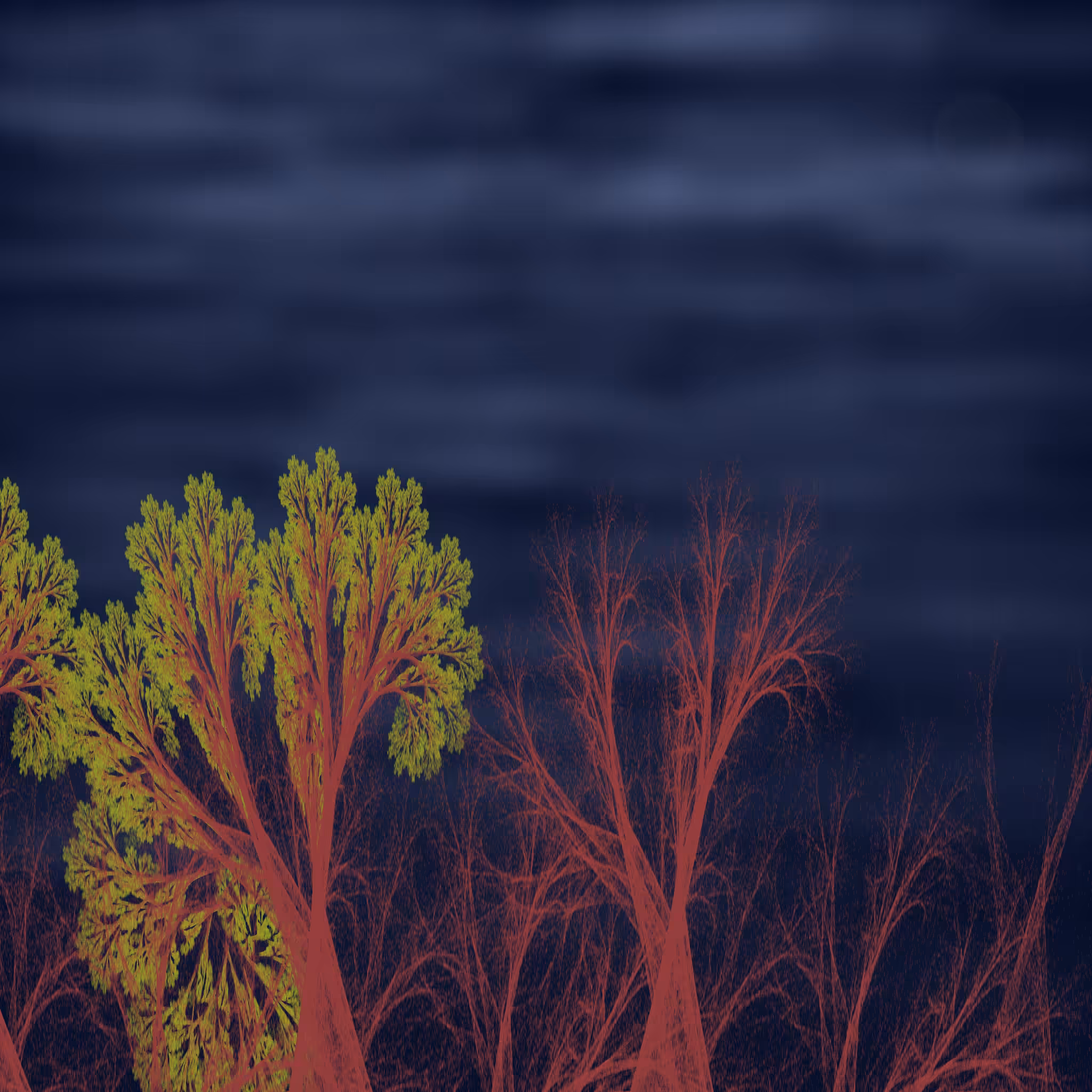 Chaotic Treescape #8