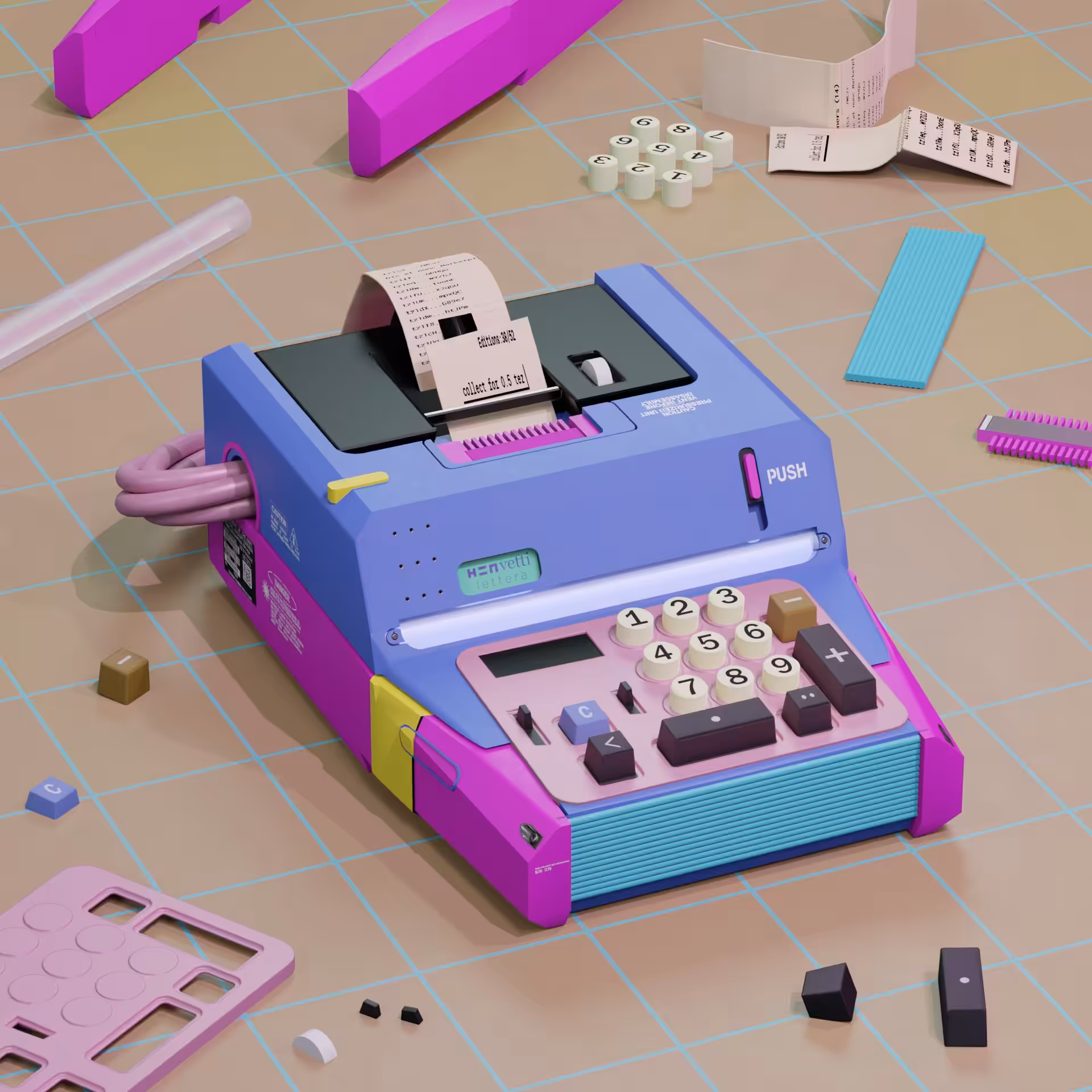 ToysOBJKT002: Henvetti Lettera