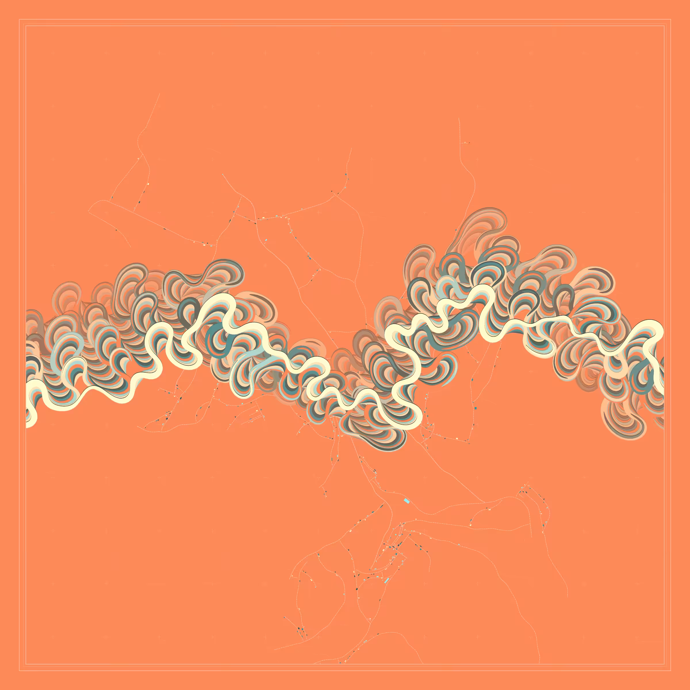 Ancient Courses of Fictional Rivers #993