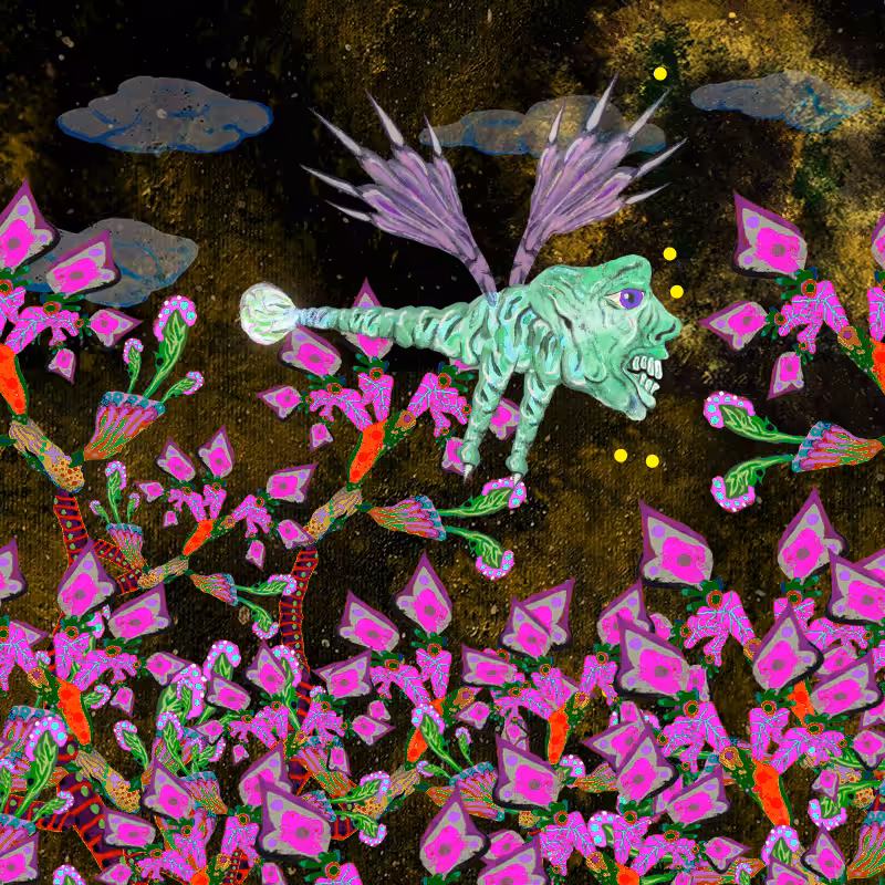 Fireflies and Flower Gardens #68