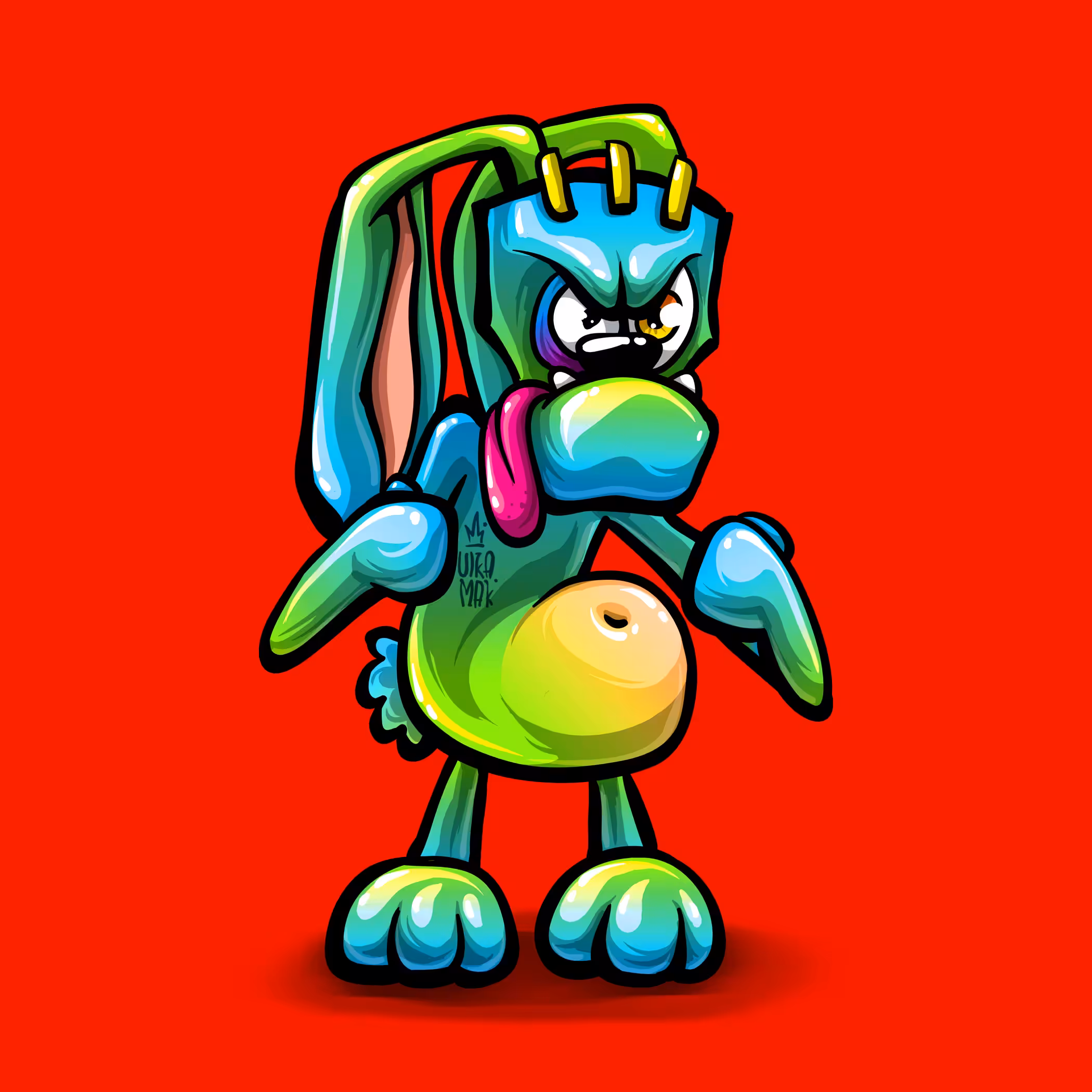 01 Angry Zombie Rabbbit