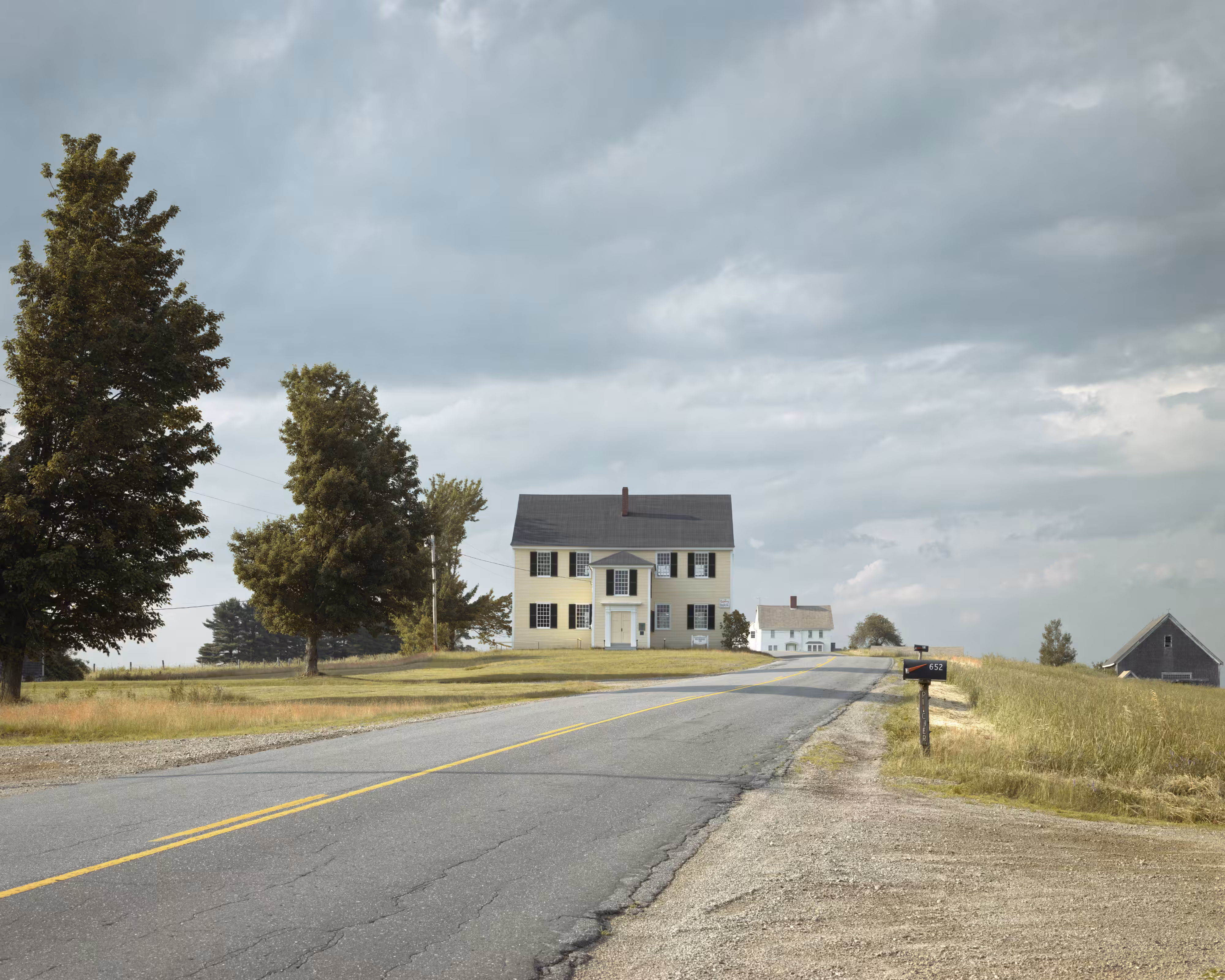 Two Houses in Maine, August 1992