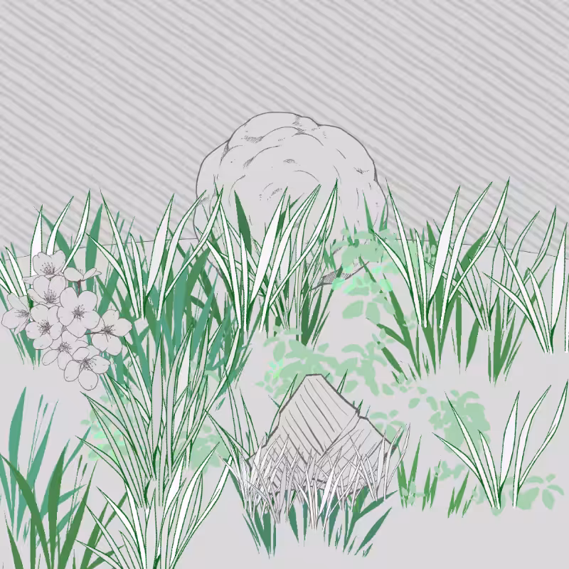 Wild Grass and Rubble #146