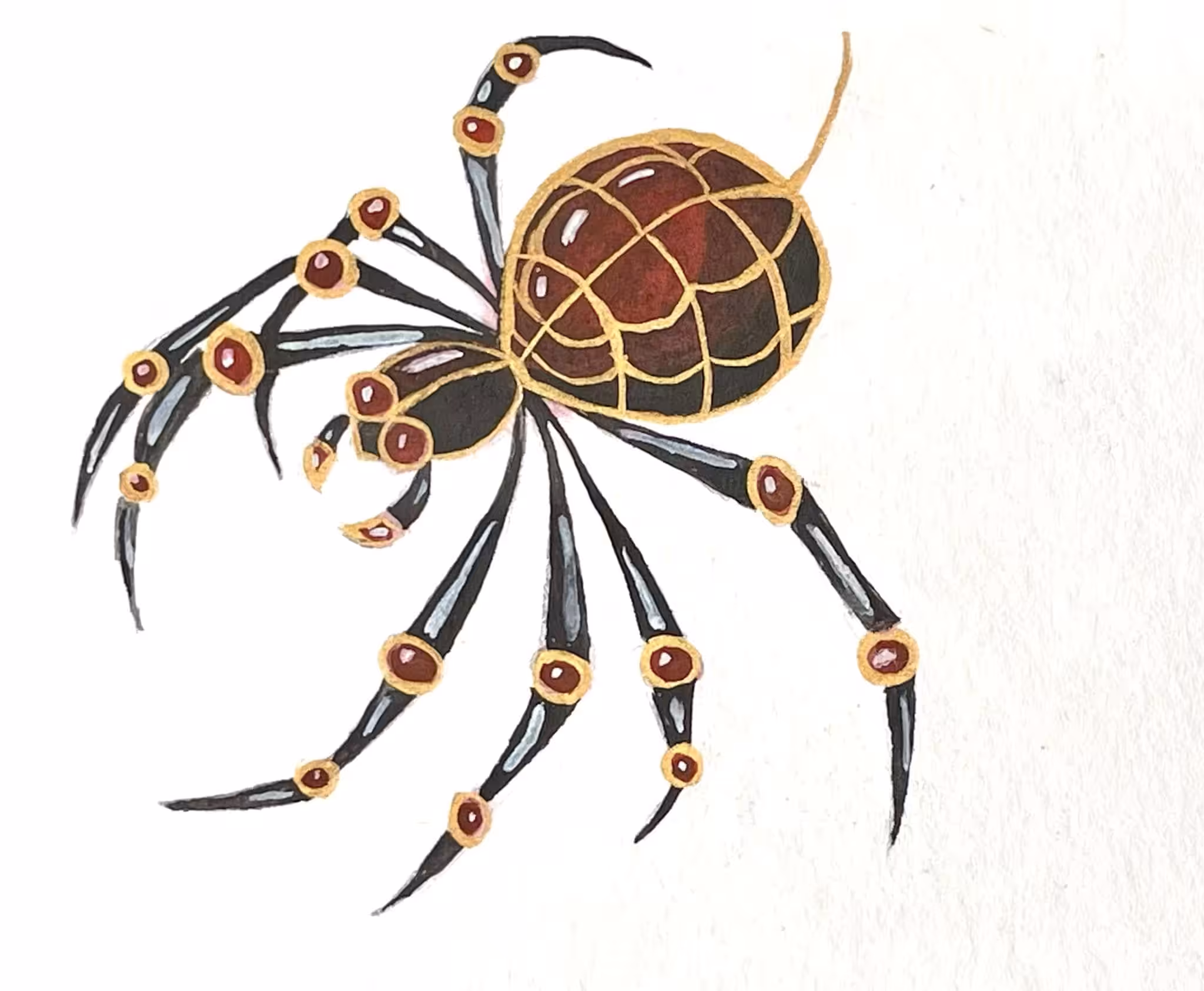 Black Ruby Spider