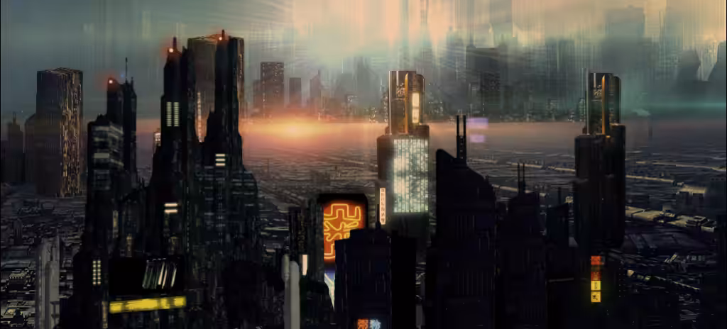 Dystopian Future City 