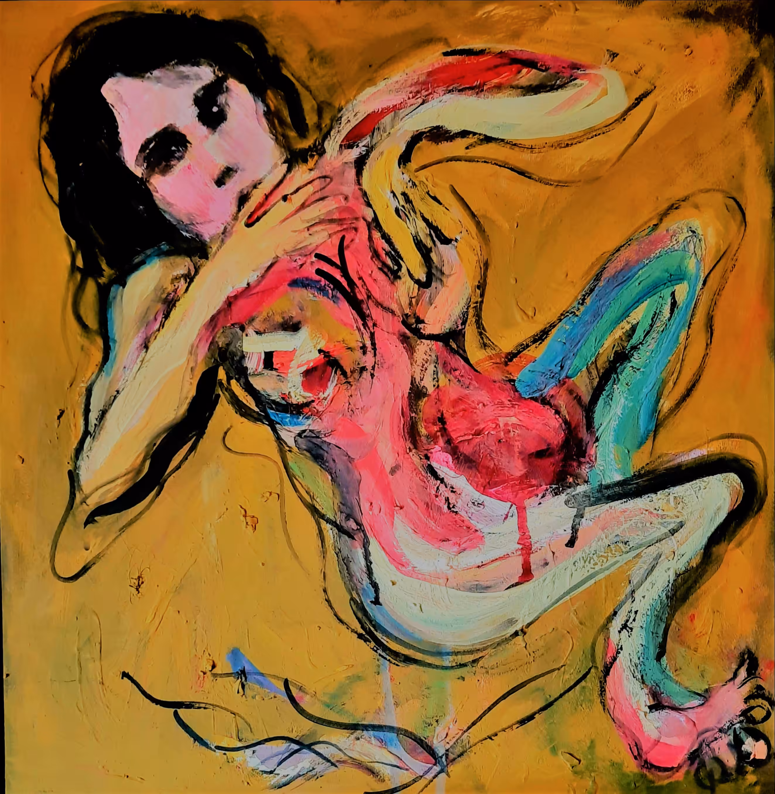 Abstractin painting