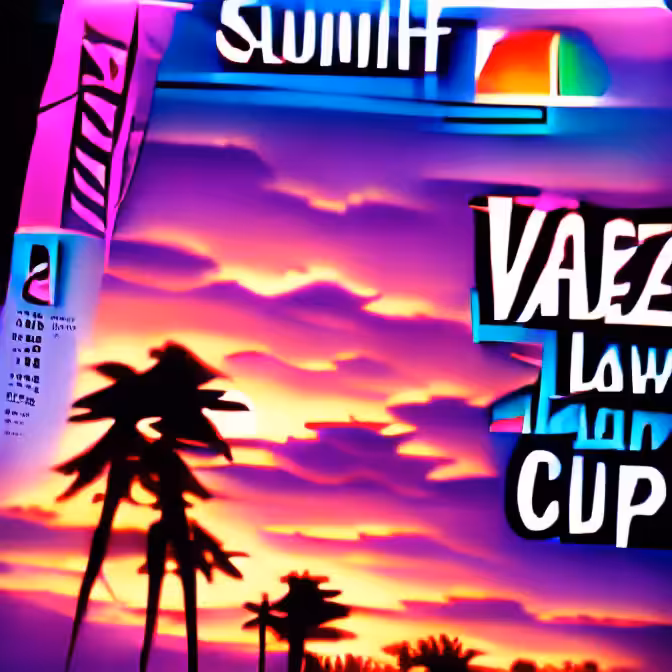 Vaporwave Sunset 7