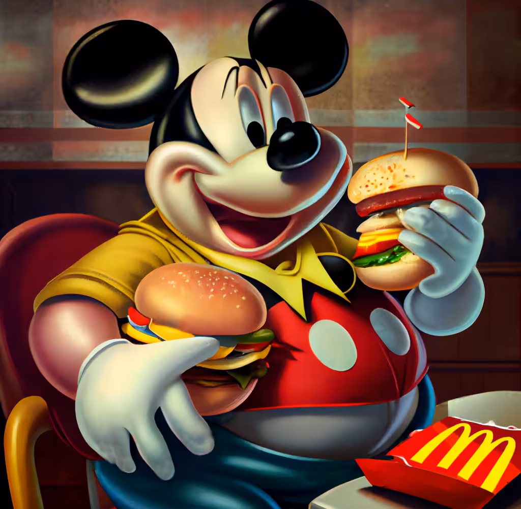 Mickey Mouse living it up in Dresden. #3/10