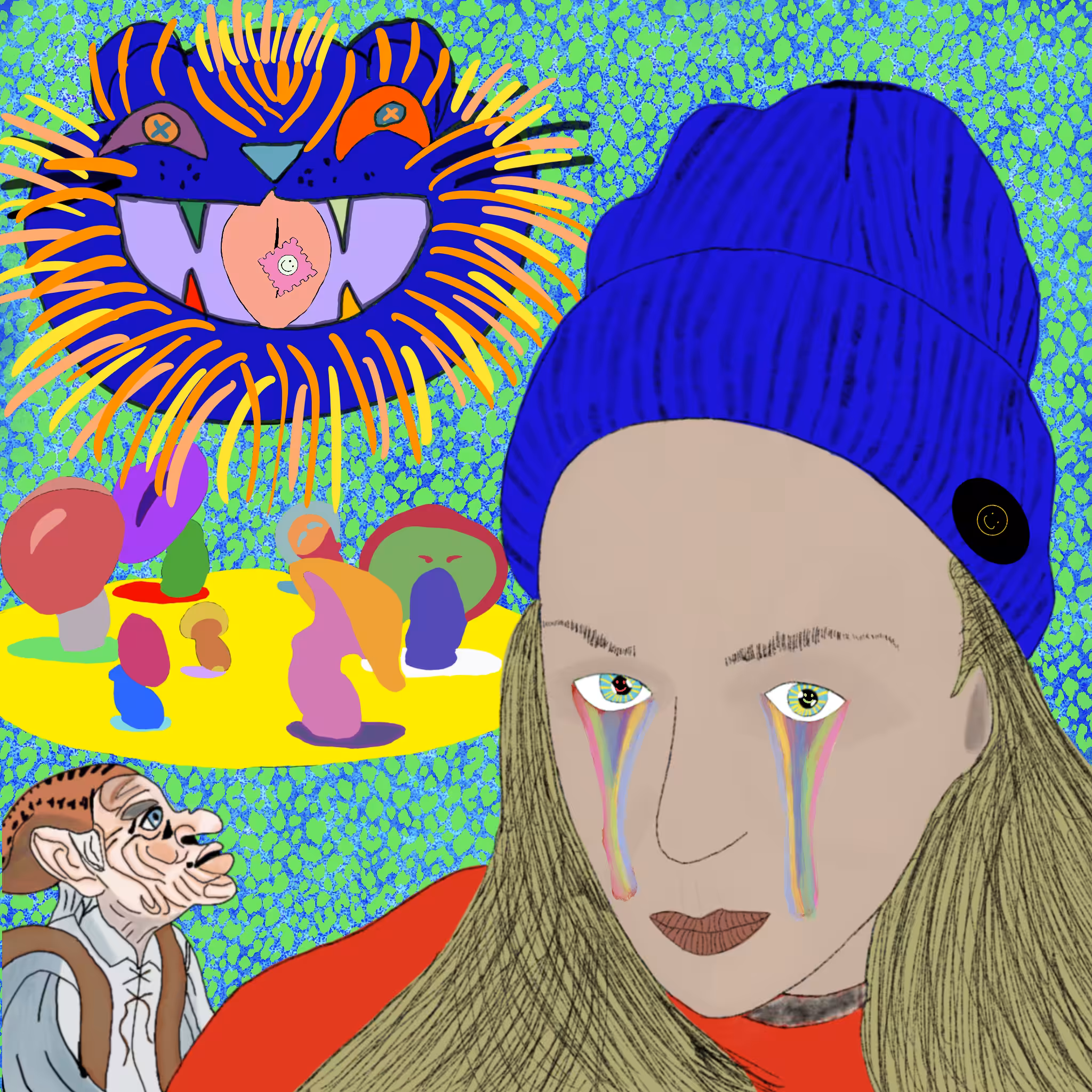 Untitled Self-Portrait #5 (Blu Infinitum)