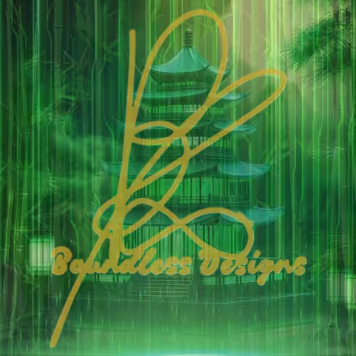 BAMBOO JADE FACTION TEMPLE SIGNED