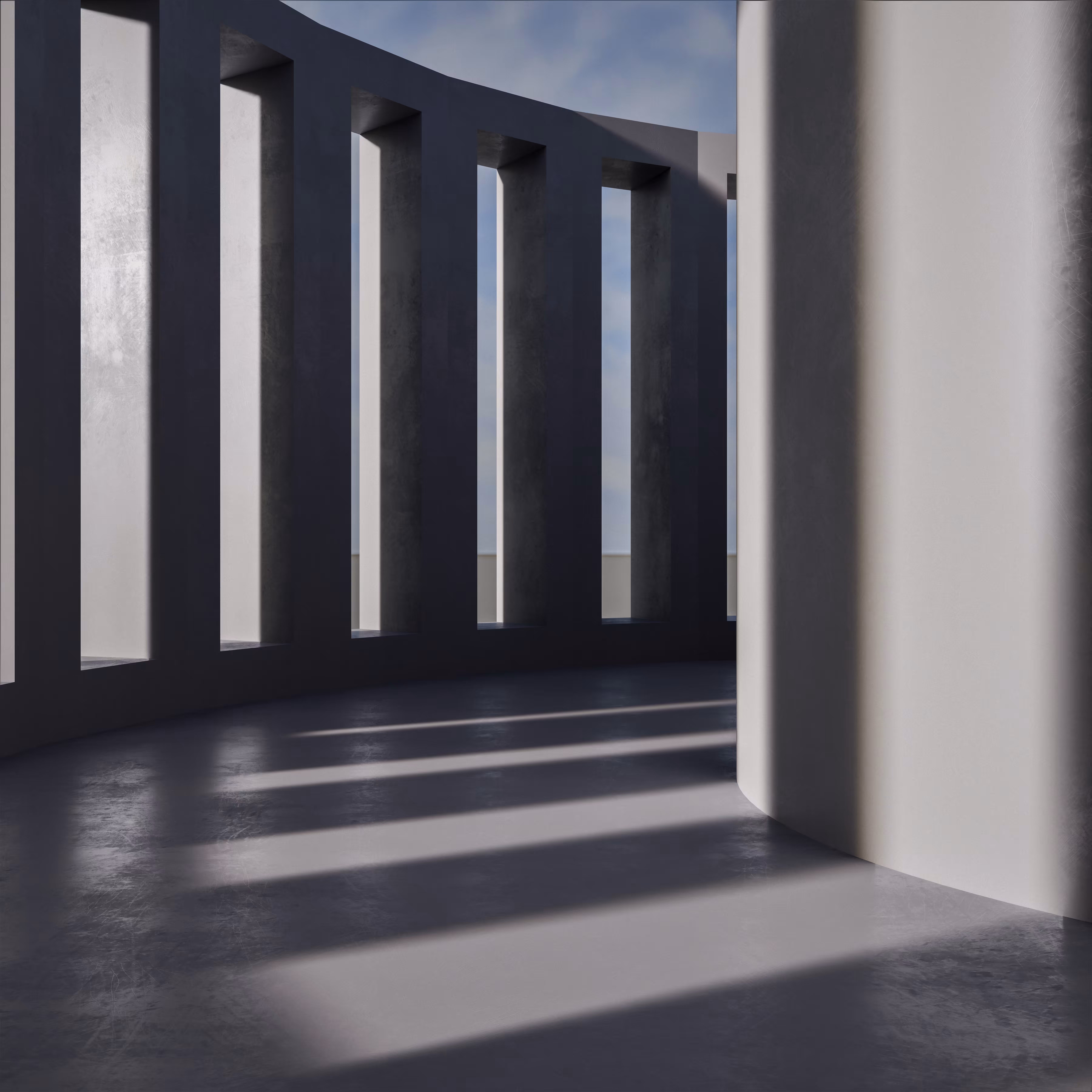 Through the light