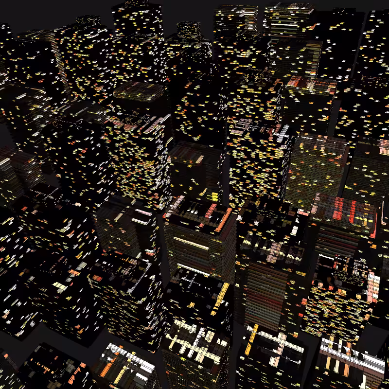 Night city glow #20