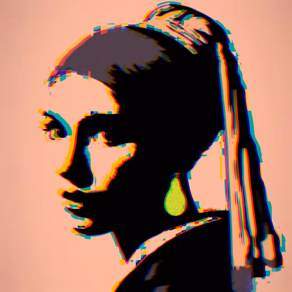 Girl with a Pear Earring