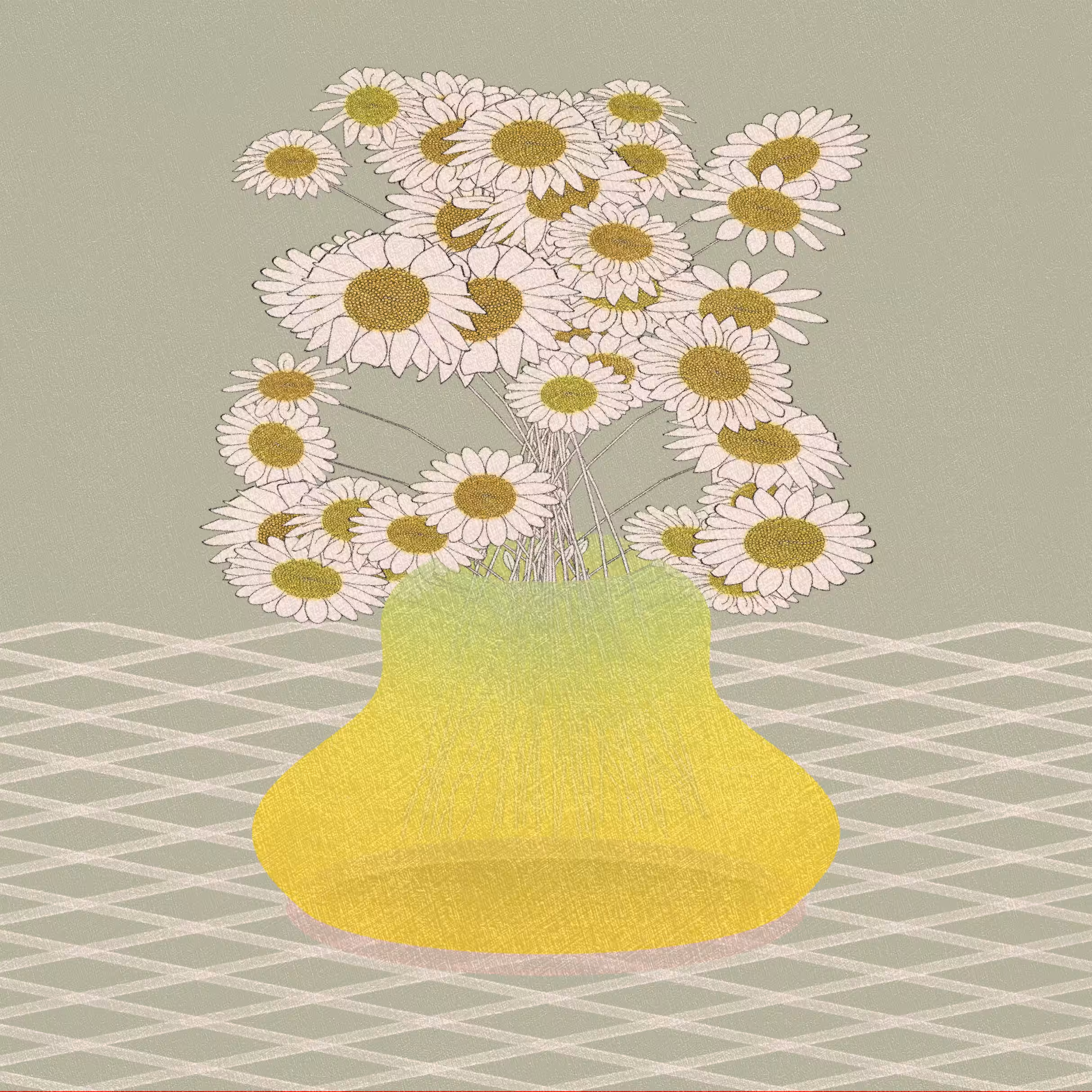 Vases and Daisies #12