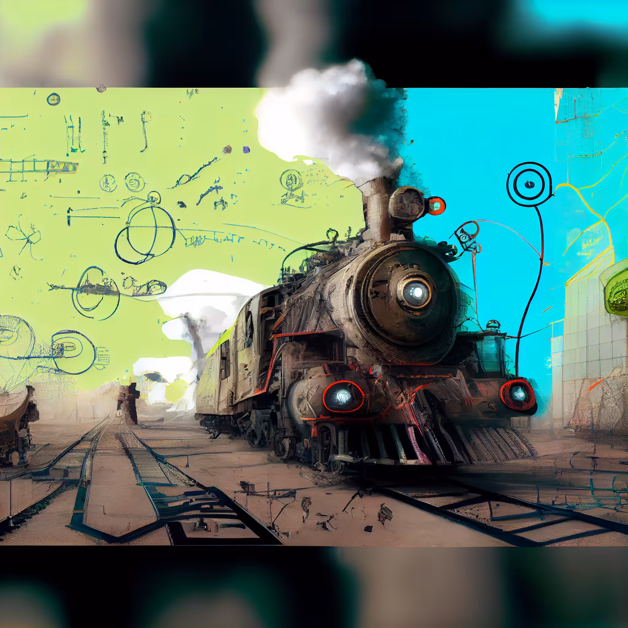 An oldie train
