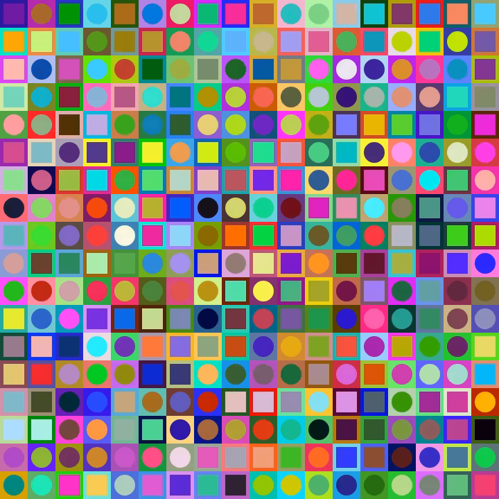 Square Dot Composition #171