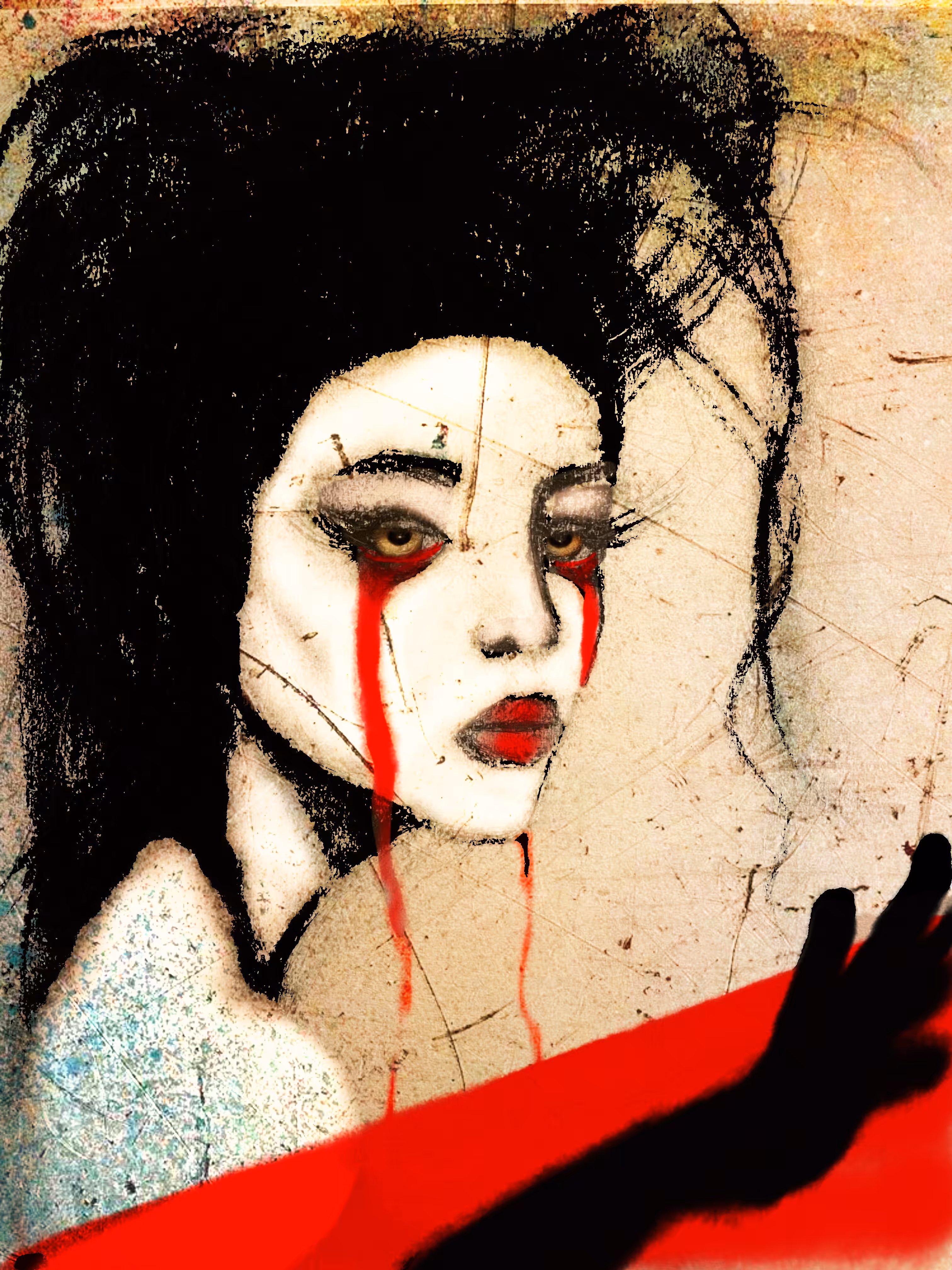 Bloody tears