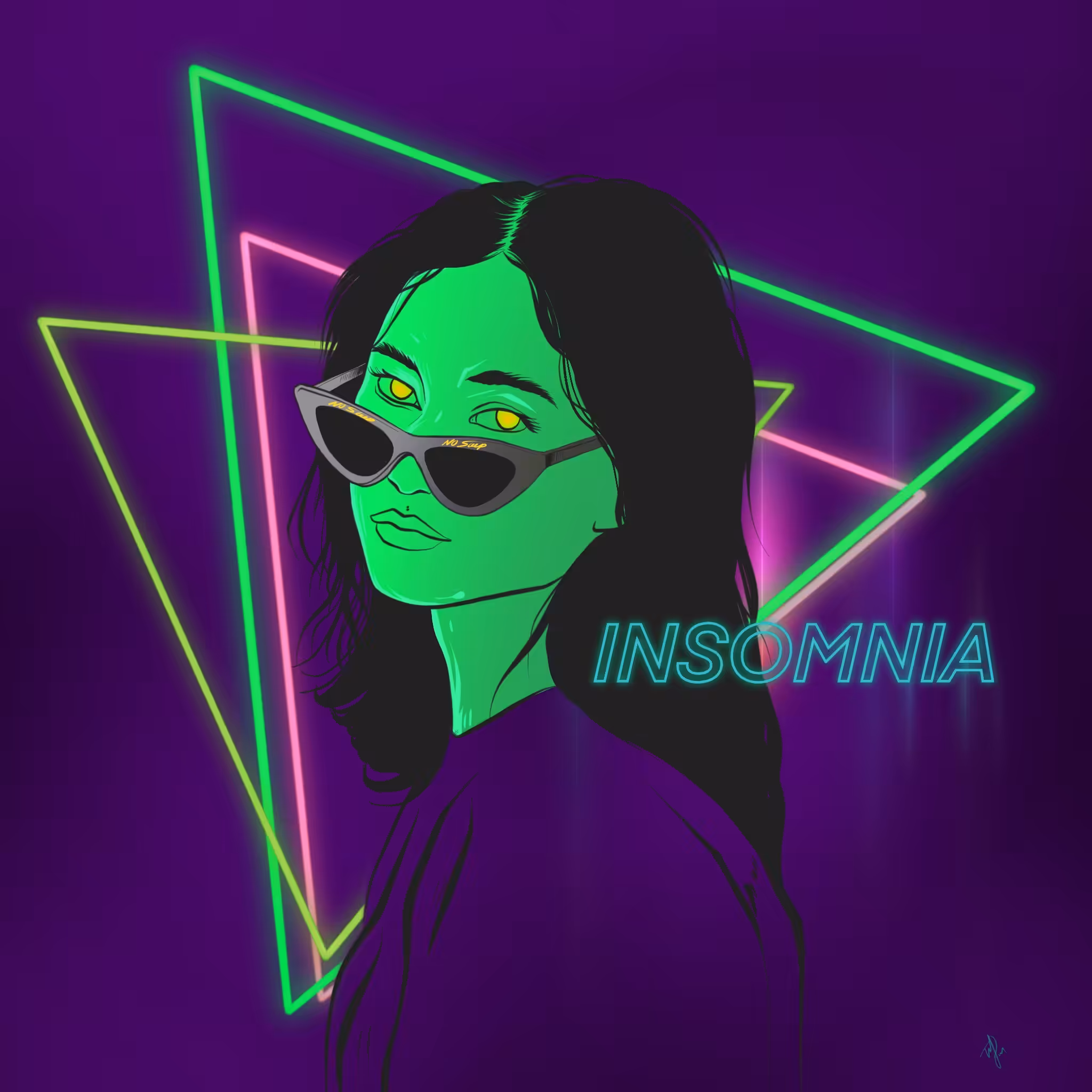 NEON GREEN INSOMNIA