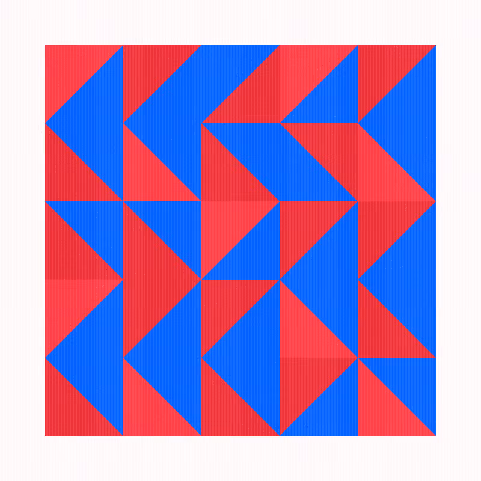 Triangle Pattern II #69