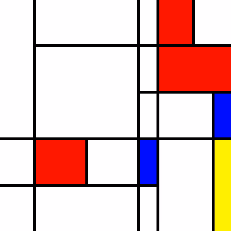 compositioninredblueandyellow.art, (NFT) #87