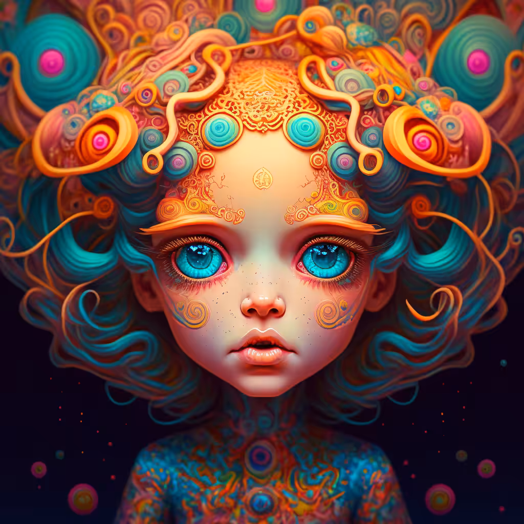 Psychedelic Art: Psychedelic Doll