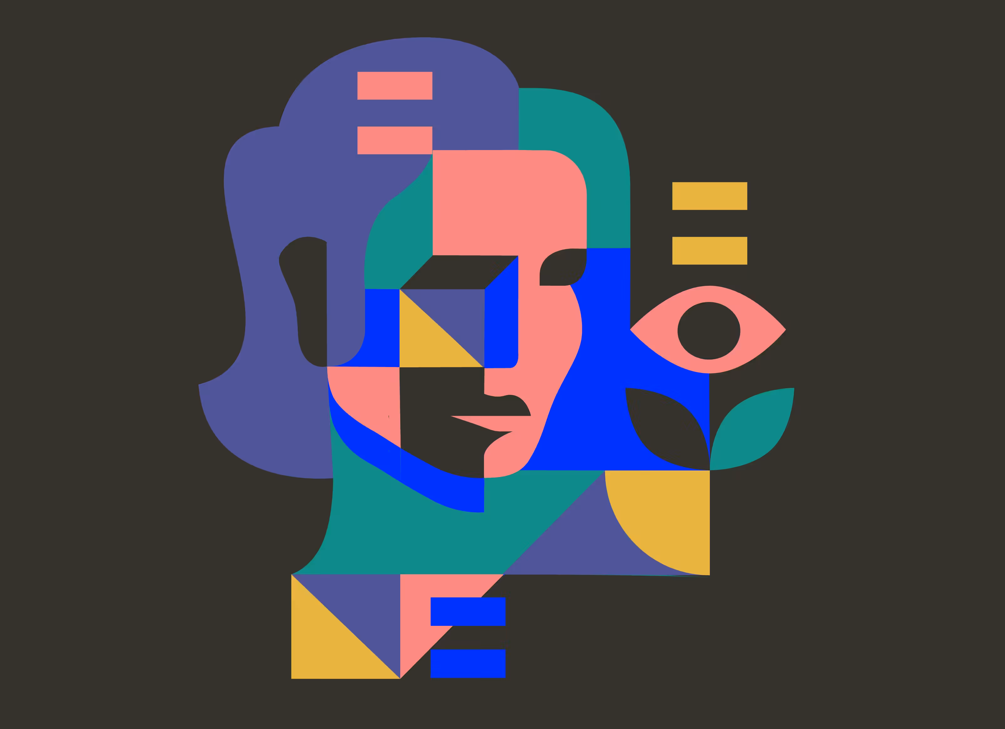 All seeing - Female Abstraction #1