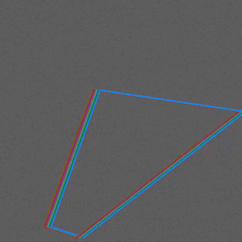 Dancing Rainbow Line #3