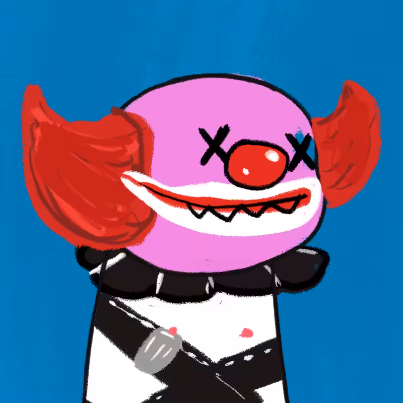 Peculiar clown #32