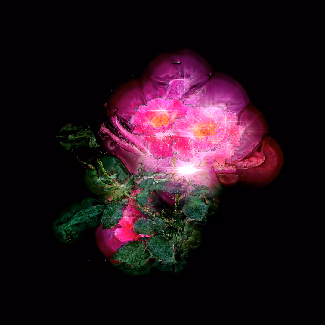 Liquid Pink Roses