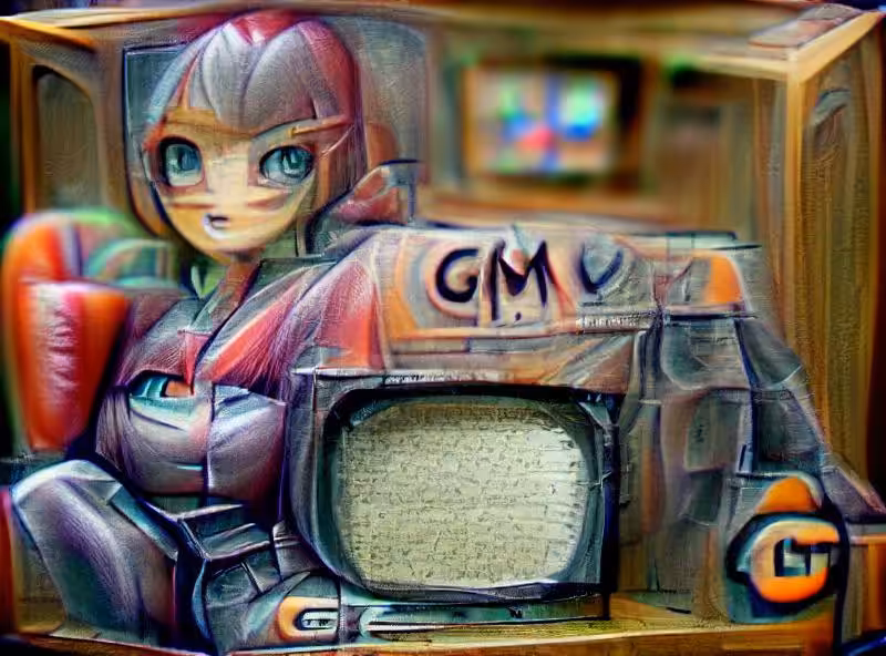 Abraham's First Works: GM inside an old TV set